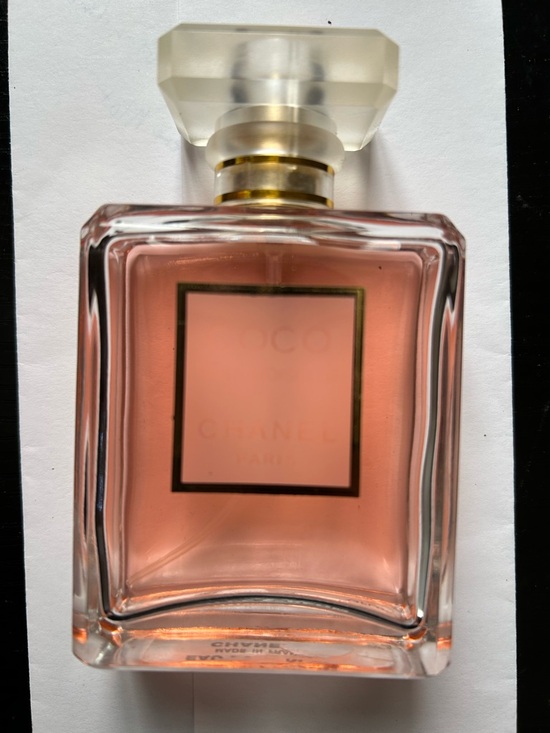 CHANEL Coco Mademoiselle Perfume Bottle - Pink and Gold Accents - Picture 2 of 2